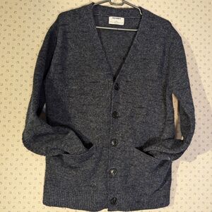 Vintage Old Navy M Cardigan Sweater Grandpa Grandma Thick Wool Blend Unisex